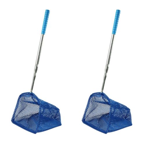 2x Portable TLescopique Scoop Net Table Tennis Ball Picker Net Table Tennis Ball Picker Container Training Tool