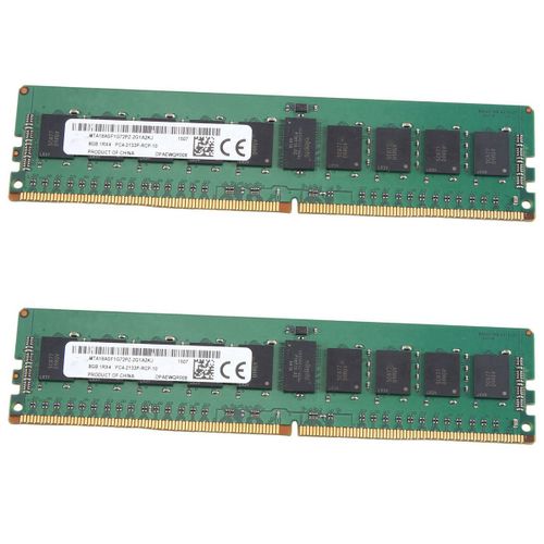 2X pour MT 8 Go DDR4 Serveur RAM MMoire 2133Mhz PC4-17000 288PIN 1Rx4 RECC 1.2V REG ECC