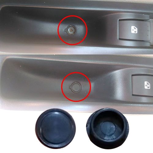 2x Pour Renault Megane Ii Iii Fluence Grand Scenic Ii Iii Poigne De Porte Intrieure De Voiture Bote De Rangement Bouchon De Couvercle D'crou  Vis 7703074513