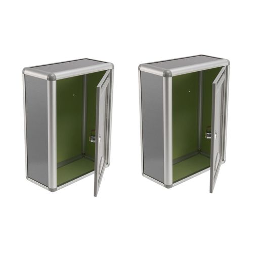 2x Verrouillable Courrier Scuris Lettre Bote Aux Lettres