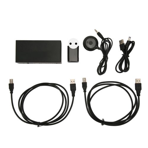 2x1 double Displayport HD Interface multimédia commutateur KVM prise en charge 8K 30Hz 4K 60Hz commutateur KVM pour 2 PC partager 2 moniteurs 3 ports USB prise ue