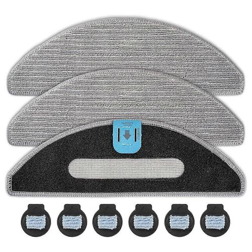 3 chiffons de vadrouille + 6 mches pour combo J5 J5+ I5 I5 + J5 J5+ I5 I5 I5+ robot aspirateur laveur, accessoire de remplacement