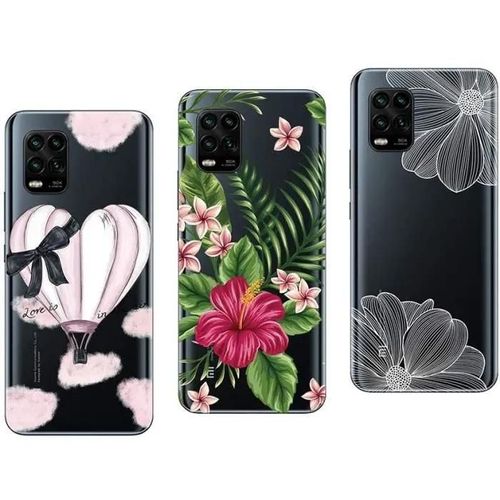 3 Coques Pour Xiaomi Mi 10 Lite 5g - Coques Fantaise Gel Souple Solide