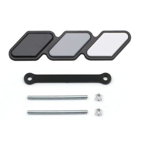 3 Couleurs Calandre Emblme Pour Toyota Trd Tacoma Tundra 4runner Highlande Rav4 Bande De Grille D'entre D'air Auto Accessoires - Type Bleu
