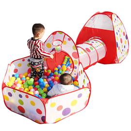 3 En 1 Enfant Tente De Jeu Maison Boules Tunnel Jouet Jardin Plage Rakuten