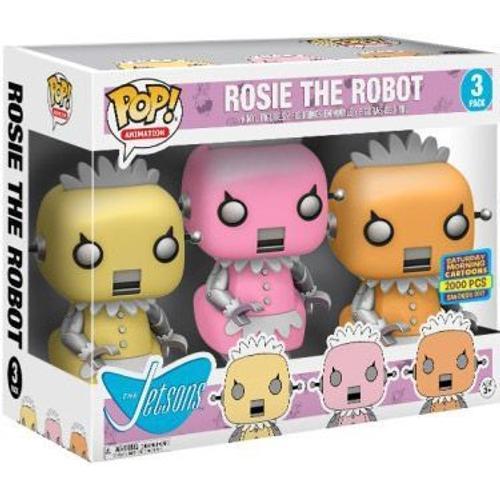 3 Figurines Pop The Jetsons - Rosie The Robot 3-Pack - San Diego 2017