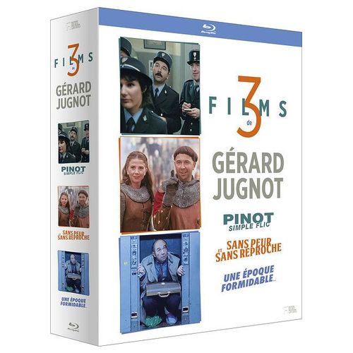 3 Films De Grard Jugnot - Coffret : Pinot Simple Flic + Sans Peur Et Sans Reproche + Une poque Formidable? - Pack - Blu-Ray de Grard Jugnot