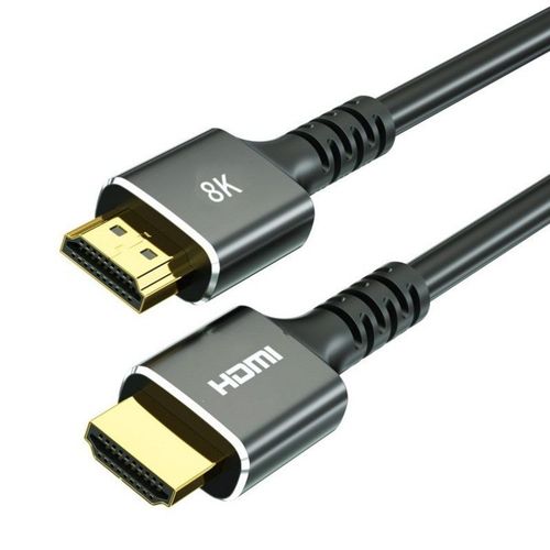 3 m  Cble HDMI 2.1 8K Ultra High Speed, certifi (48G, 8K@60 Hz, tout dernier standard, officiellement licenci/test pour une qualit optimale, idal pour la PS5/Xbox, noir)