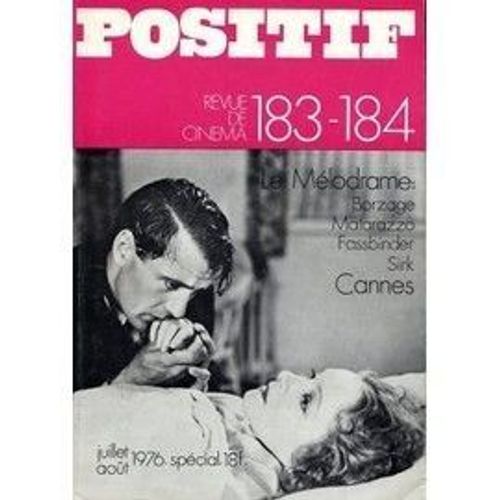 3 Numros Positif Sur Douglas Sirk 183-184 t 1976 Mlodrame 539 Janv 2006 Dossier Sirk 739 Sept 2022 Sirk