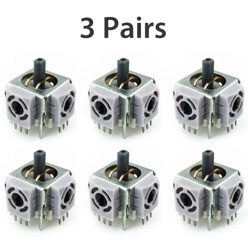 3 Pairs - Data Frog-Capteur De Joystick Analogique 3d, Pices De Rparation Technique, Potentiomtre, Pouce Anciers Pour Microsoft Xbox 360, Remplacement De La Manette