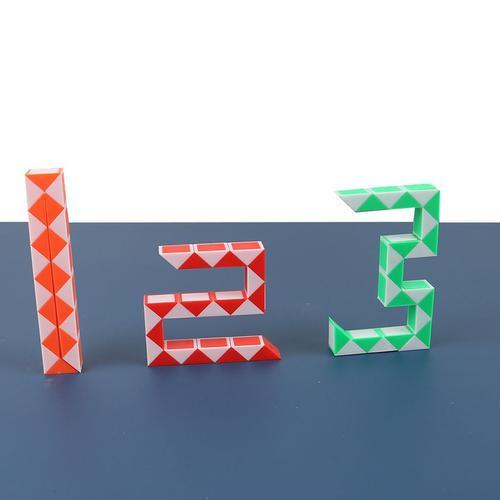 3 Pices (Couleurs Alatoires) Magic Snake Puzzle Cube Mini Twister Jouets Pour Enfants Et Adultes, Cadeaux D'anniversaire Pour Enfants