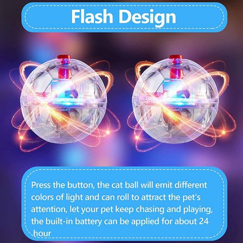3 Pices Flash Balle Aliment Par Batterie quipement Paranormal Portable Chat Mouvement clairer Cadeau Interactif Jouet Pour Animaux De Compagnie Led