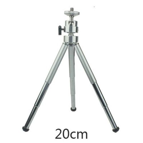 3 sections courtes 20 cm - 3 Sections Trpied En Mtal En Acier Inoxydable Support de Camra Mini Support De Bureau Adapt pour Projecteur DV Selfie Accessoires