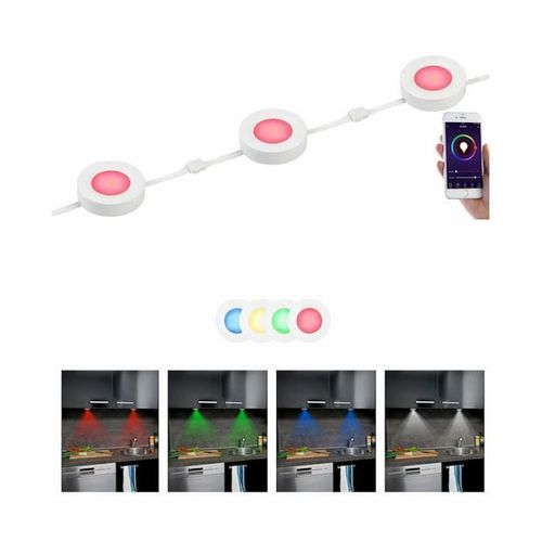 3 Spots  Led Rvbb Encastrables Connects Ula-100