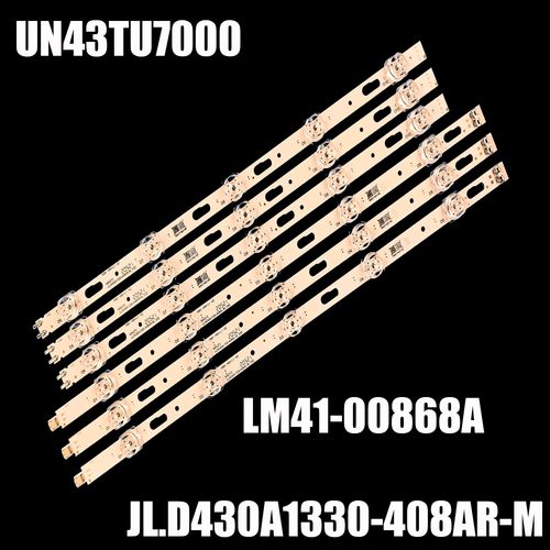 30 PCS For 5 TV Barre LED Samsung UE43TU7100 UN43TU7000 UE43TU8000 UE43TU7000 UN43TU8000 UN43TU8200 UN43TU700DF BN96-50320A BN96-50319A 