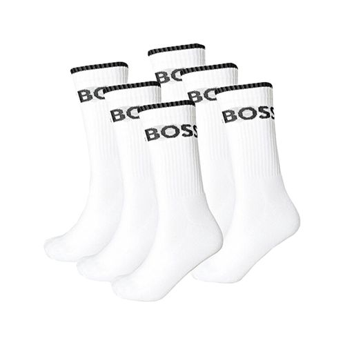 Chaussettes Boss Pack X6 Homme Blanc