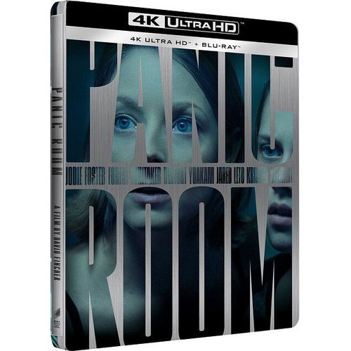 Panic Room - 4k Ultra Hd + Blu-Ray + Blu-Ray Bonus - Édition Boîtier Steelbook
