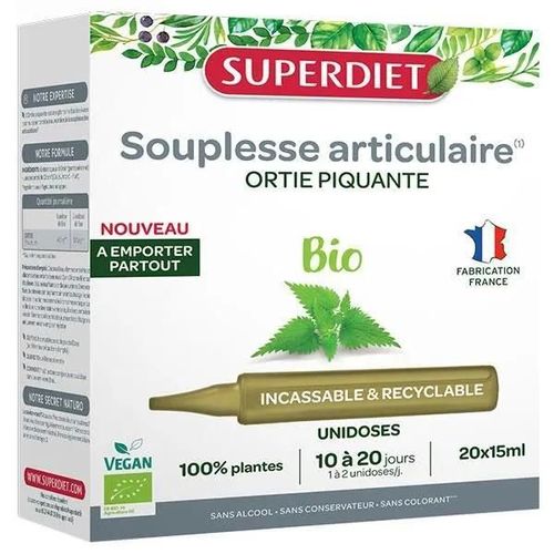 Superdiet Ortie Piquante Bio 20 Unidoses 