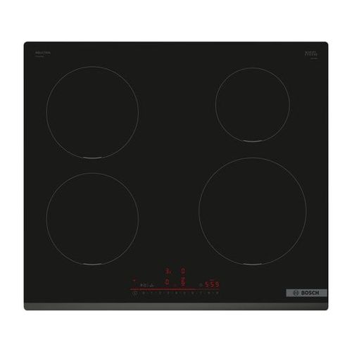 Bosch - Table induction - ser6 - noir - 4-foyers - pie631hb1h