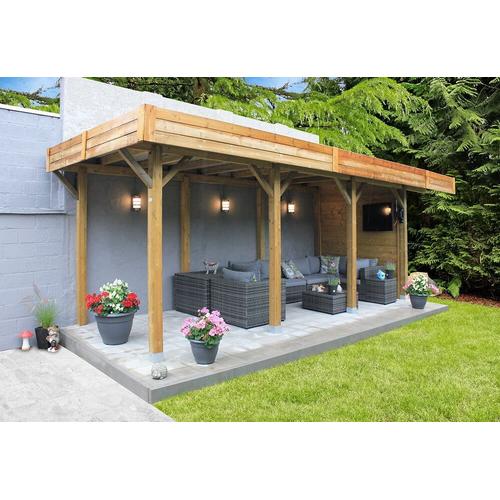 Paroi Frontale Pleine 210x245cm Pour Carport Solid