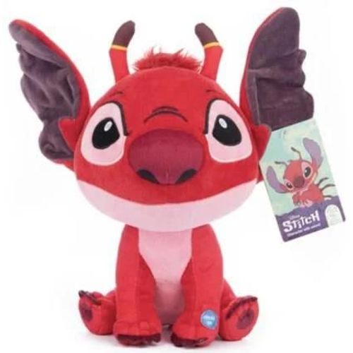Peluche - Lilo Et Stitch - Leroy Rouge Avec Son 20cm