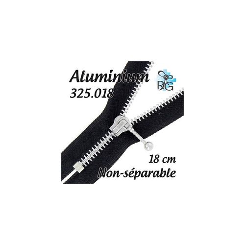 Fermeture À Glissière : Séparable : N° 5 : 18 Cm : Aluminium