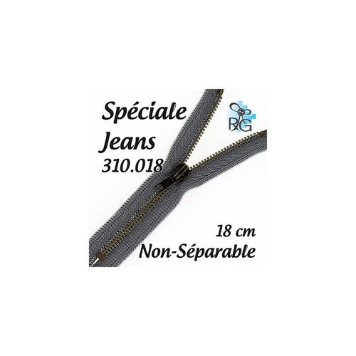 Fermeture À Glissière : "Jeans" : Non Séparable : N° 5