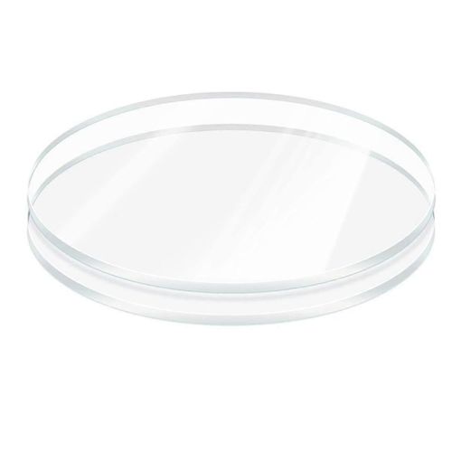 2 Pièces Feuille De Plexiglas Ronde De 6 Mm D¿Épaisseur, Cercle Acrylique Transparent De 6 Pouces De Diamètre, Disque De Gâteau Acrylique S
