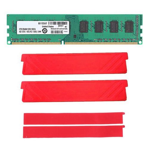 DDR3 4GB Mémoire Ram + Gilet de refroidissement PC3-12800 1.5V 1600Mhz 240 broches Mémoire de bureau DIMM pour ordinateur de bureau AMD
