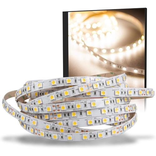 LED Strip 5050 blanc neutre (4000K) 72W 500CM 24V IP20