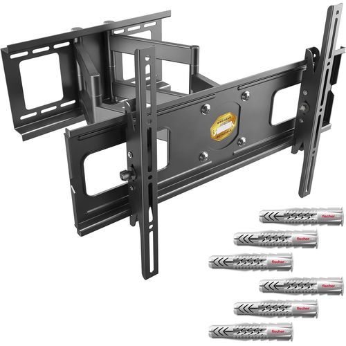 Support TV Mural 40-75"" Pouces (102-191cm), R06-F Orientable et Inclinable Fixation Murale télévision Bras articulé télé VESA 300 x 200-600 x 400