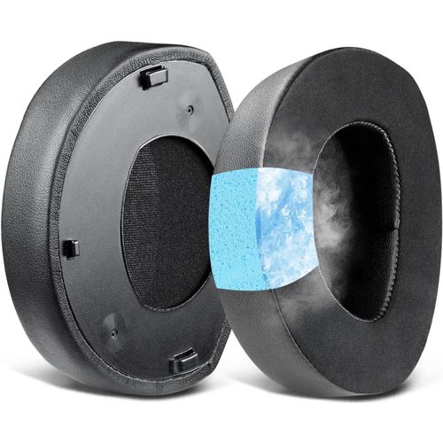 Gel de Refroidissement Mousse Coussin Coussinets pour Sennheiser HDR160(HDR 160/RS160/TR160), HDR170(TR170/TR 170/RS170)/HDR180(TR180/RS 180) Casque, avec Mousse d'isolation phonique