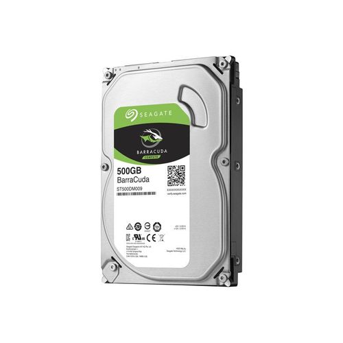 Seagate Barracuda ST500DM009 - Disque dur - 500 Go - interne - 3.5" - SATA 6Gb/s - 7200 tours/min - mémoire tampon : 32 Mo