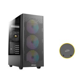 Boitier PC Mini Tour Micro-ATX Antec NX500M RGB avec panneaux vitrés - Noir