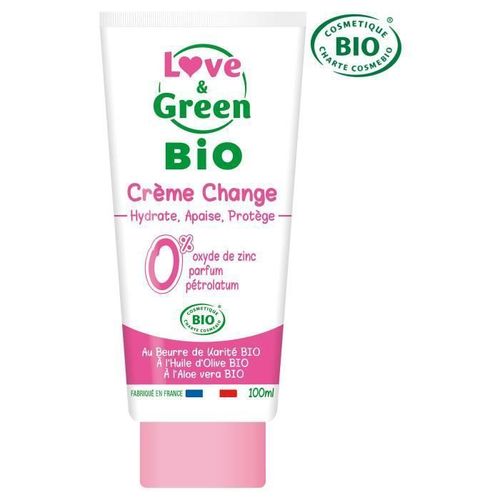 Crème Change Certifiée Bio 10 Ml De Love & Green