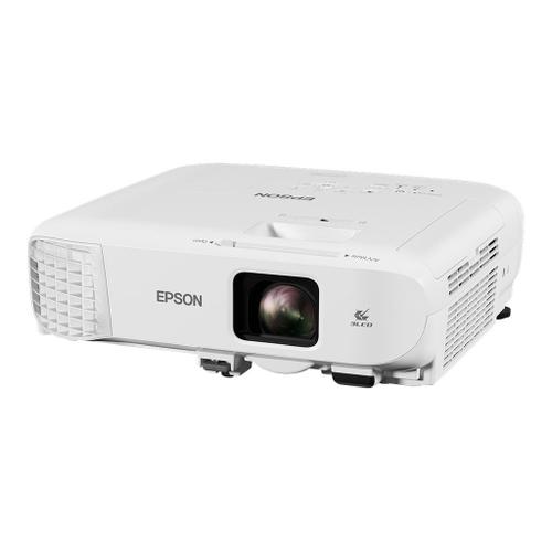Epson EB-E20 - Projecteur 3LCD - portable - 3400 lumens (blanc) - 3400 lumens (couleur) - XGA (1024 x 768) - 4:3 - blanc