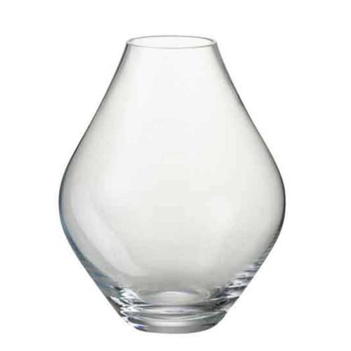 Paris Prix - Vase Design En Verre "abby" 24cm Transparent