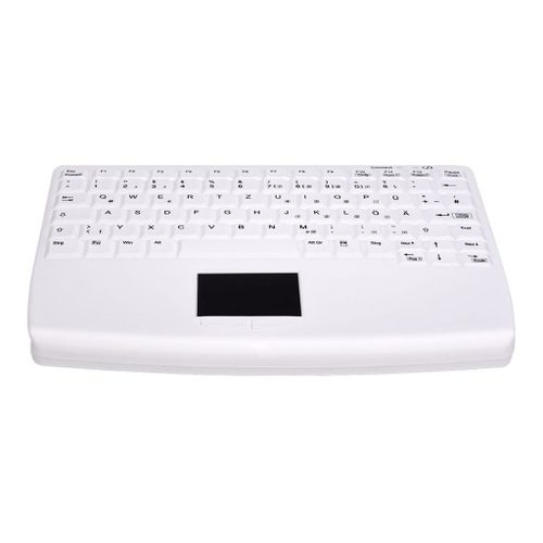 Active Key AK-4450-GUVS - Clavier - avec pavé tactile - lavable - USB - QWERTZ - Allemand - blanc