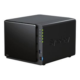 Synology Disk Station DS416 - Serveur NAS - 4 Baies - SATA 6Gb/s - RAID 0, 1, 5, 6, 10, JBOD - RAM 1 Go - Gigabit Ethernet - iSCSI support - Conformité TAA