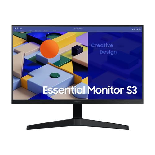 Samsung S24C312EAU - S31C Series - écran LED - 24" - 1920 x 1080 Full HD (1080p) @ 75 Hz - IPS - 250 cd/m² - 1000:1 - 5 ms - HDMI, VGA - noir