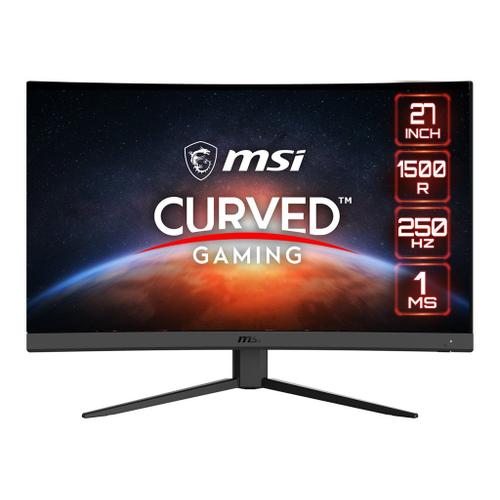 MSI G27C4X - Écran LED - jeux - incurvé - 27" - 1920 x 1080 Full HD (1080p) @ 240 Hz - VA - 300 cd/m² - 3000:1 - 1 ms - 2xHDMI, DisplayPort - noir