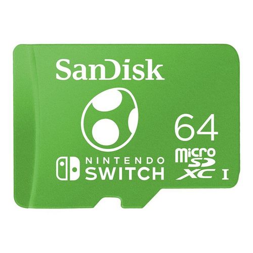 SanDisk Nintendo Switch - Carte mémoire flash - 64 Go - microSDXC UHS-I