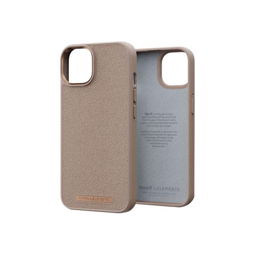 Njorð Byelements - Coque De Protection Pour Téléphone Portable - Compatibilité Avec Magsafe - Tissu - Sable Rose - Pour Apple Iphone 14 Plus