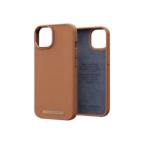 Njorð Byelements - Coque De Protection Pour Téléphone Portable - Compatibilité Avec Magsafe - Cuir Véritable - Cognac - Pour Apple Iphone 14 Pro Max