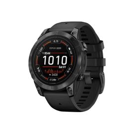 Garmin Epix Pro - Standard Edition - 2e Génération - 47 Mm - Polymère Renforcé De Fibres Gris Ardoise - Oui Montre Connectée Avec Bracelet - Silicone - Noir - Taille Du Poignet : 125-208 Mm -...