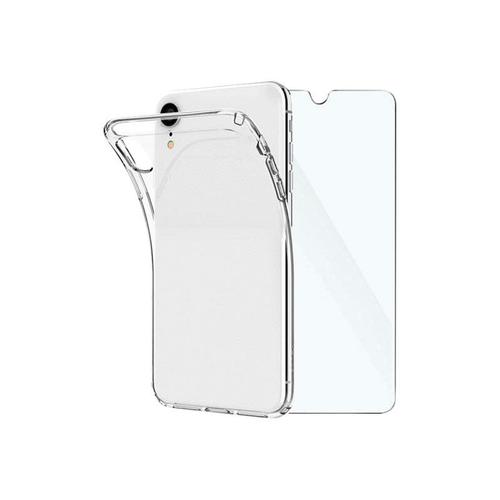 Jaym - Pack Complet - Coque De Protection Pour Téléphone Portable - Polyuréthanne Thermoplastique (Tpu), Verre Trempé 2,5d (9h) - Transparent - Pour Apple Iphone 14 Pro