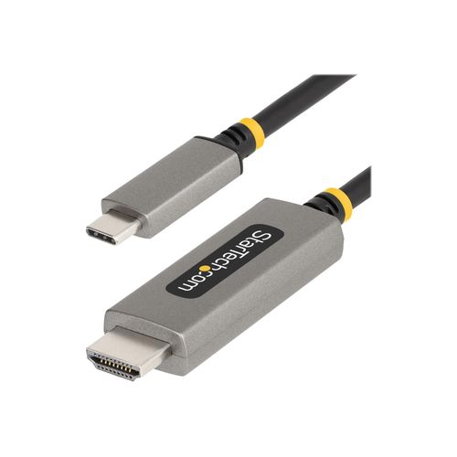 StarTech.com Câble Adaptateur USB-C vers HDMI de 1m, 8K60Hz/4K144Hz/HDR10 - Câble adaptateur - 24 pin USB-C mâle pour HDMI mâle - 1 m - gris sidéral - support pour 8K60Hz, support pour 4K144Hz
