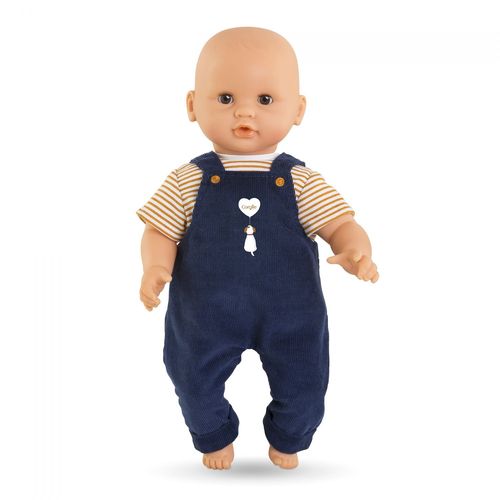 Mes Vêtements De Poupons Corolle Bb30 T-Shirt + Salopette Marine