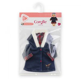 Mes Vêtements De Poupons Corolle BB30 MANTEAU COROLLE EN FÊTES