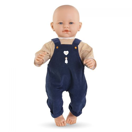 Mes Vêtements De Poupons Corolle Bb42 T-Shirt + Salopette Marine